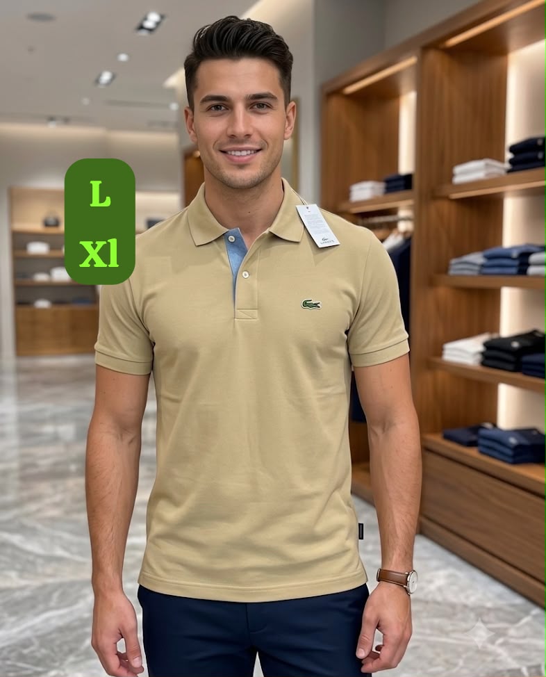 Polo Piqué Beige