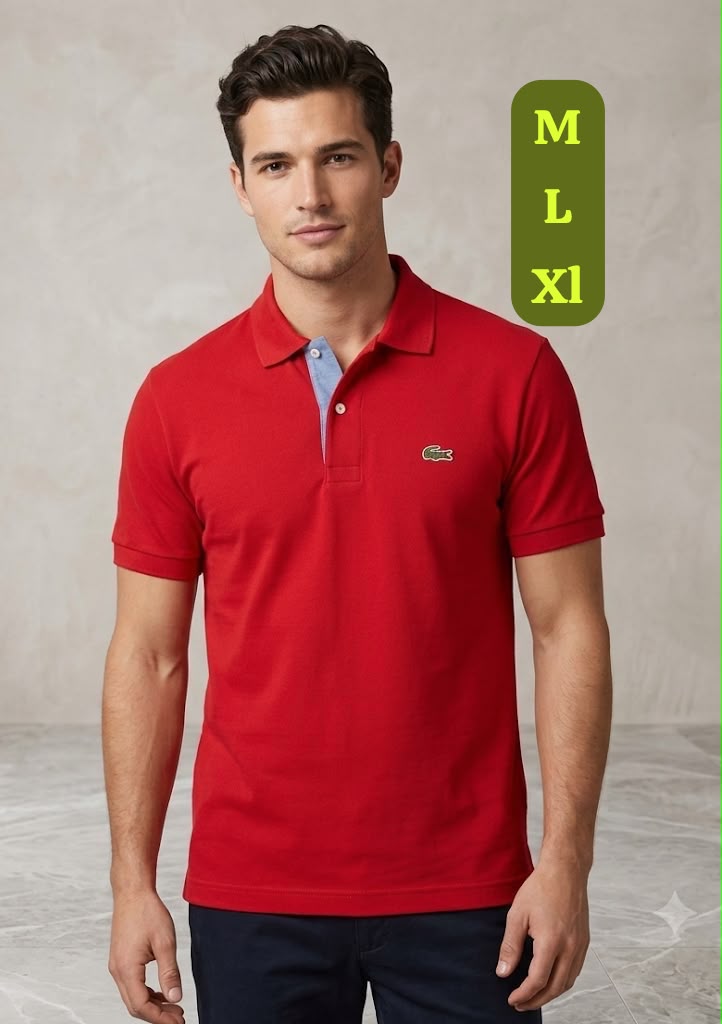 Polo Piqué Rojo
