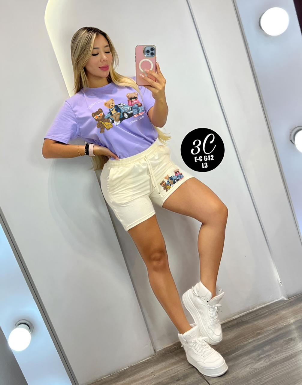 Conjunto Ositos Morado